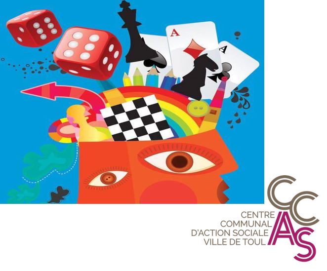 illustration multi jeux et logo ccas