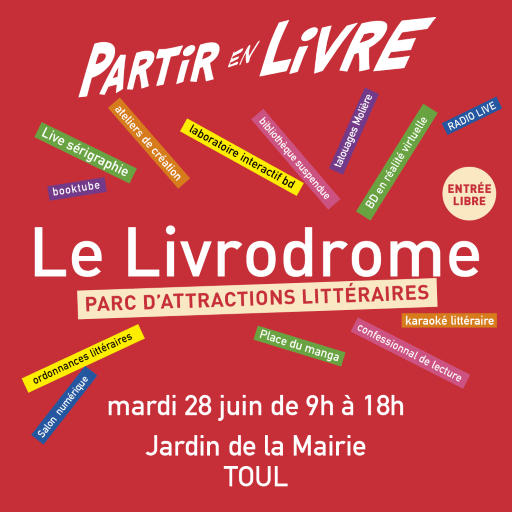 Affiche du Livrodrome à Toul