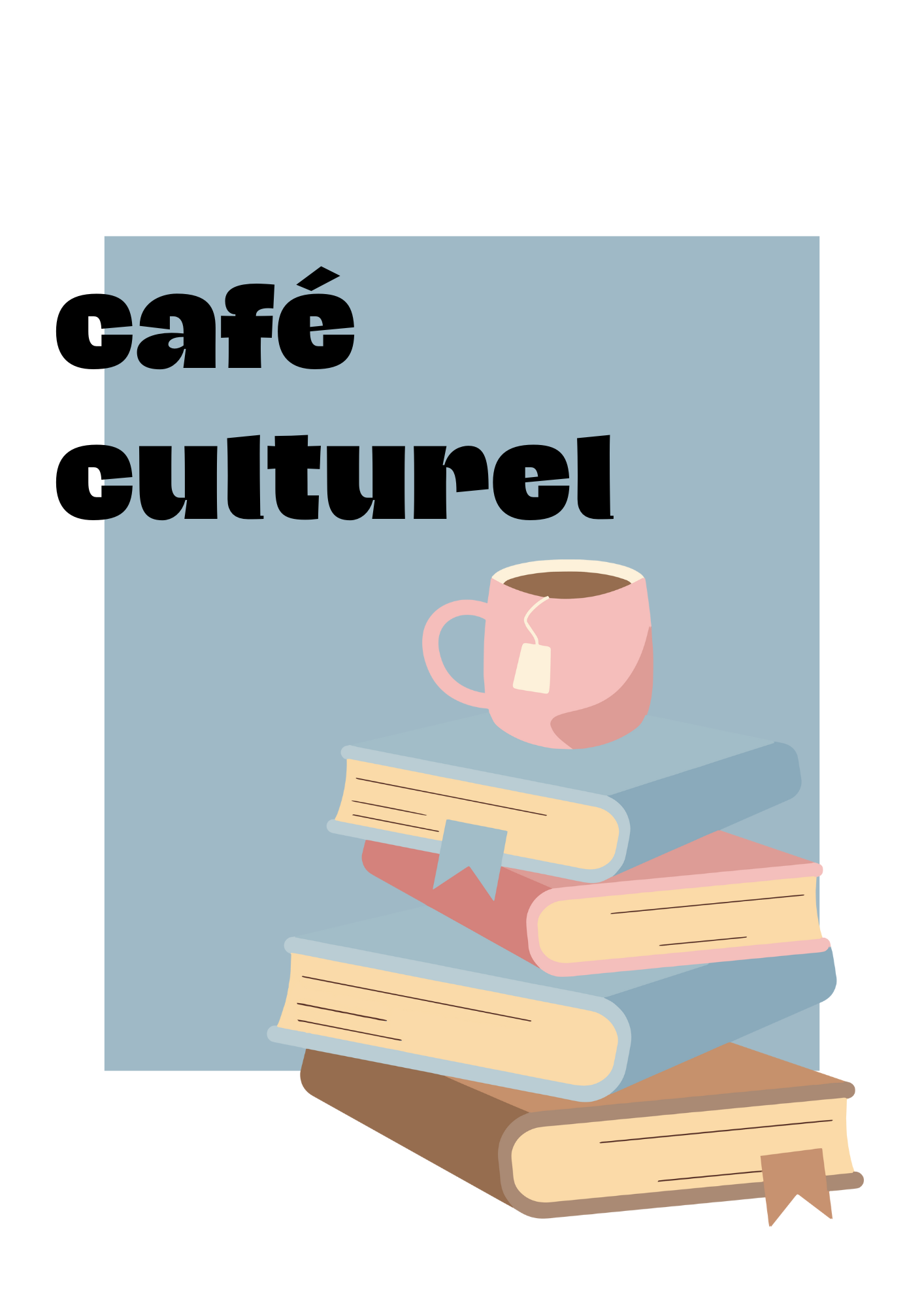 Affiche du café culturel