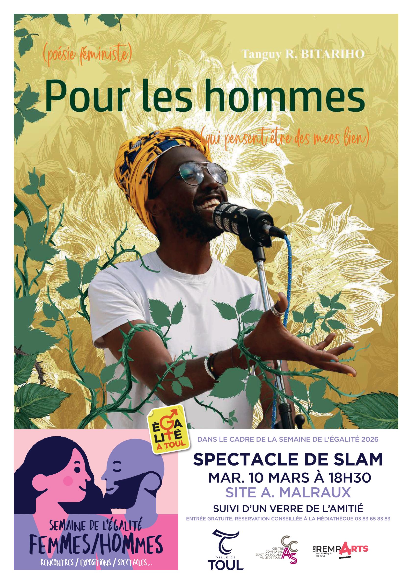 spectacle de slam 10/03/2026